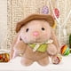 thumbnail image 4 of Muñeco de peluche de conejo, lindos conejos de pudín, regalo de Pascua, conejitos blancos, tela suave, portátil, sombrero blanco, regalo para niños, decoración de escritorio de oficina,, 4 of 8