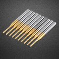 thumbnail image 4 of Carbide End Mill, Milling Cutter, Carbide CNC End Mill, 116 Cutting Edge Diameter Router Bits with Tungsten Coating, 10Pcs, Square Nose End Mills, 4 of 8