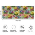 thumbnail image 3 of Pioneer Flower Floral Print Pattern Bathroom Rugs Mat, Non Slip Microfiber Bathroom Rug with Rubber Backing, Soft Mats for Bathroom Floor Tub Shower, 24"x60", 3 of 5