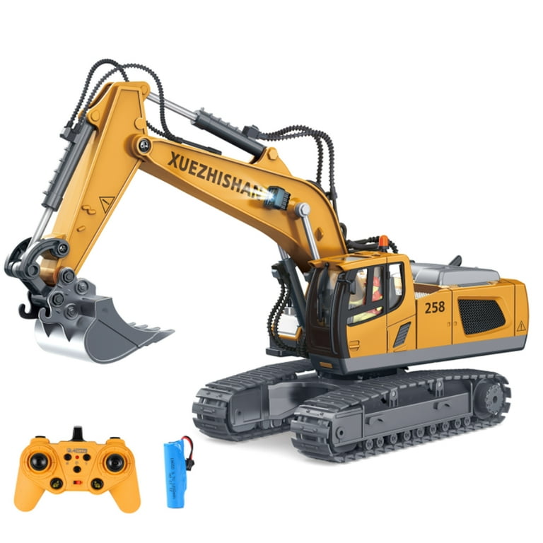 Kid toy rc sales excavator