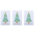 thumbnail image 1 of 3 Pcs Carte de Vœux Arbre de Noël 3 Pcs 4 Styles par Ensemble Emballage Individuel Enveloppe Peut Envoyer Famille Amis Collègues Aînés Enfants Épouse, 1 of 9