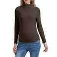thumbnail image 4 of KIHOUT Women's Warm Maternity Velvet Fleece Top Ladies Fashion Solid Color Long Sleeve Pregnant Casual Tops, 4 of 9
