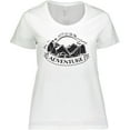 thumbnail image 3 of Inktastic Let's go on an Adventure Mountains Women's Plus Size T-Shirt, 3 of 5
