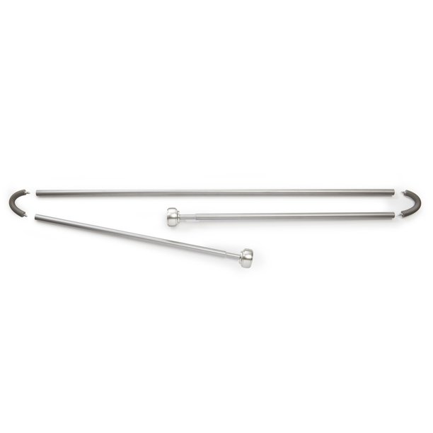 Umbra Bayview Bay Window Curtain Rod Solution, Nickel / Steel Walmart