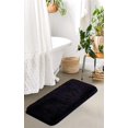thumbnail image 2 of Large Bathroom Rug Extra Soft and Absorbent Shaggy Bathroom Mat (24 x 40, Dark Purple) Machine Washable Microfiber Bath Mat for Bathroom, Non Slip Bath Mat, Bathroom Floor Mats Rubber Back, 2 of 6