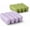Green and Purple, variant on Lethargic 2-Pack Ice Stick Molds with Lids, 3.86 x 3.86 x 1.14 in Silicone Long Ice Trays for Water Bottles, Assorted Colors