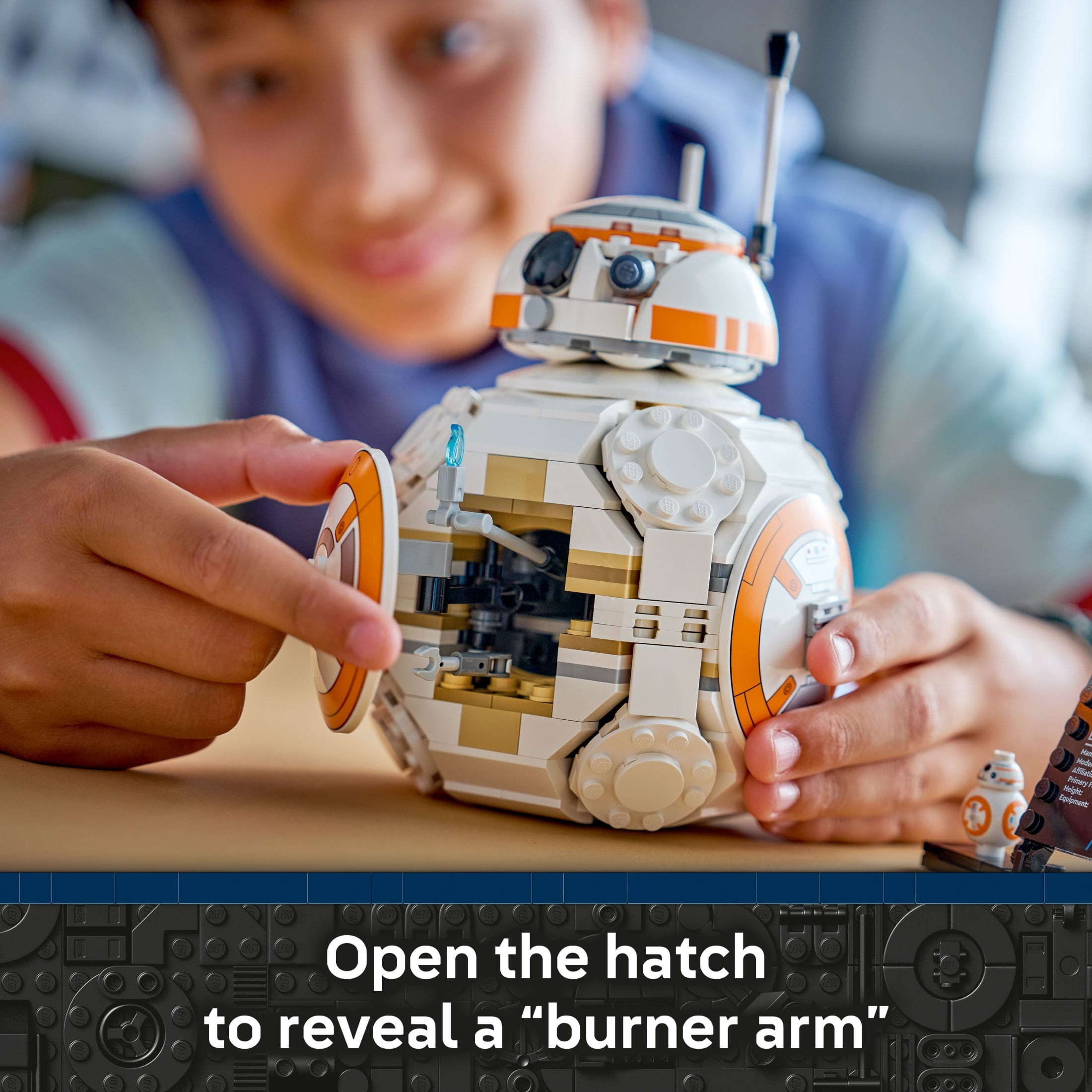 LEGO Star Wars BB-8 Astromech Droid Building Toy for Boys & Girls - Play & Display Building Kit W/Spinning Head Action & Burner Arm for Kids & Fans, Ages 10+ - Gift Idea for Birthdays - 75452