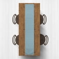 thumbnail image 2 of Creative Products Hand Drawn Aztec Squiggle Sky Blue 16x90 Poly Twill Table Runner, 2 of 3