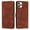 Brown, variant on GSFY Wallet Case for iPhone 14 with Card Holder and Wrist Strap, PU Leather Magnetic Flip Folio Stand Cover for iPhone 14 6.1 inch, Black