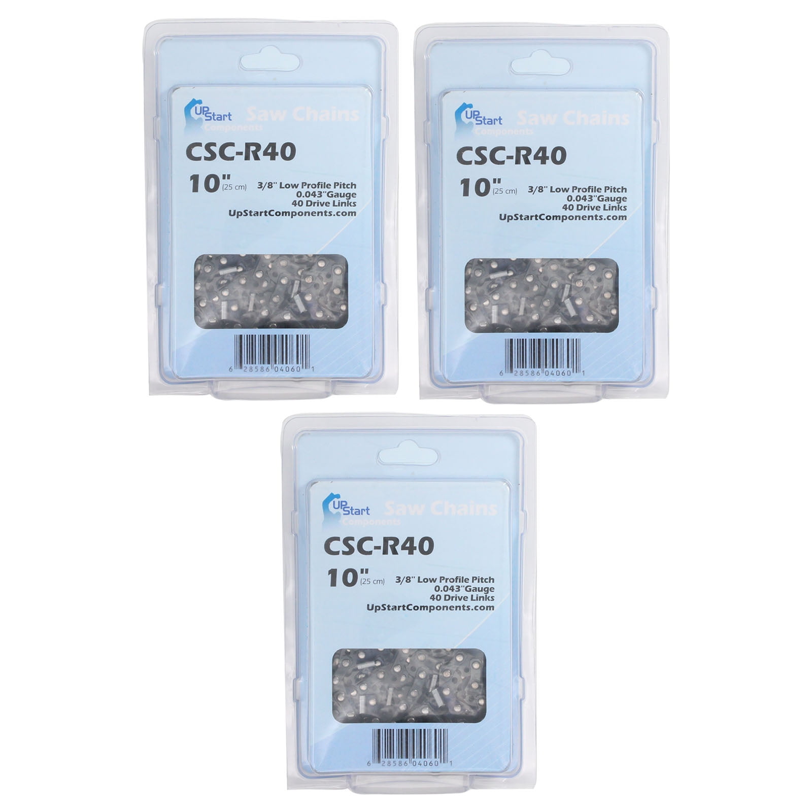 10 Replacement Chainsaw Chain for Black & Decker LCS1020 20V Max Lithium  Ion Chainsaw 3/8 LP .043 40DL