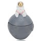 thumbnail image 4 of Cenicero de astronauta con temática de luna dorada, material de resina, cenicero portátil decorativo de gran capacidad con tapa para el hogar y la oficina, 4 of 15