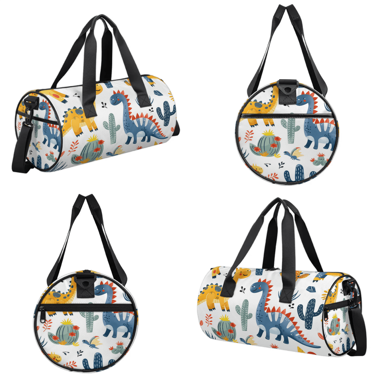 Qzjjjmy Foldable Sport Duffle Bag for Kids Teens Cartoon Sport Gym Bag Lightweight Boys Overnight Bag