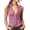 Pink, variant on Sexlip Women Faux Leather Sleeveless Vest Stand Collar Deep V Neck Multi Metal Button Fitted Waist Western Vintage Layering Waistcoat Outer Jacket White L