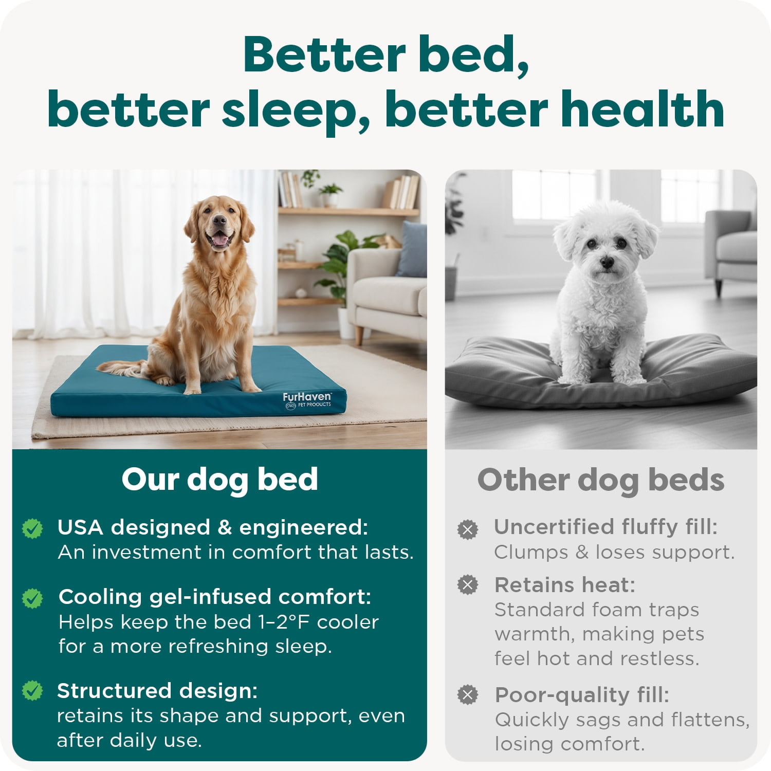 FH Indoor/Outdoor Logo Print Oxford Polycanvas Mattress -JM-Deep Lagoon