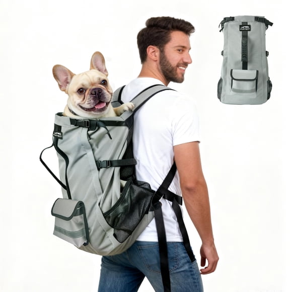 Mochila Portadora Ergonómica para Perros Medianos y Grandes Furtent