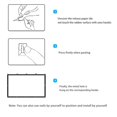 thumbnail image 3 of OUTAD 72 Inch Projection Screen Metal Foldable Light-proof Folding Anti-light 3D High Definition Projecting Screens, 3 of 4