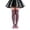 Pinstripe-Green9, variant on JAJAHO Kids Girls Halloween Socks Striped Thigh High Socks Over The Knee Long Stockings 6-12Y