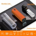 thumbnail image 2 of Screen Cleaner Touchscreen Mist Spray, walrfid Cleaning Kit for Electronic Smart Phone TV, Laptop, Tablet, PC, Computer LCD Flat Screens, Eyeglasses, Compatible with iPhone iPad MacBook Pro - Orange, 2 of 6