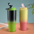 thumbnail image 4 of Vaso Clinaoy de acero inoxidable de 30 oz con asa, tapa con pajita, taza de viaje aislada, a prueba de fugas, para adultos y niños, 4 of 8
