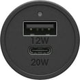 thumbnail image 2 of OtterBox Strive Series Dual Port 32W Car Charger - 20W Fast Charge USB-C and 12W USB-A - Blue Night, 2 of 7