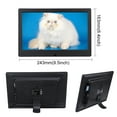 thumbnail image 3 of 10" Digital Photo Frame with Remote Control and AC Power Adapter, 1024 x 600 High Resolution, 16:9 Aspect Ratio, 1080P, Black/White, 3 of 10