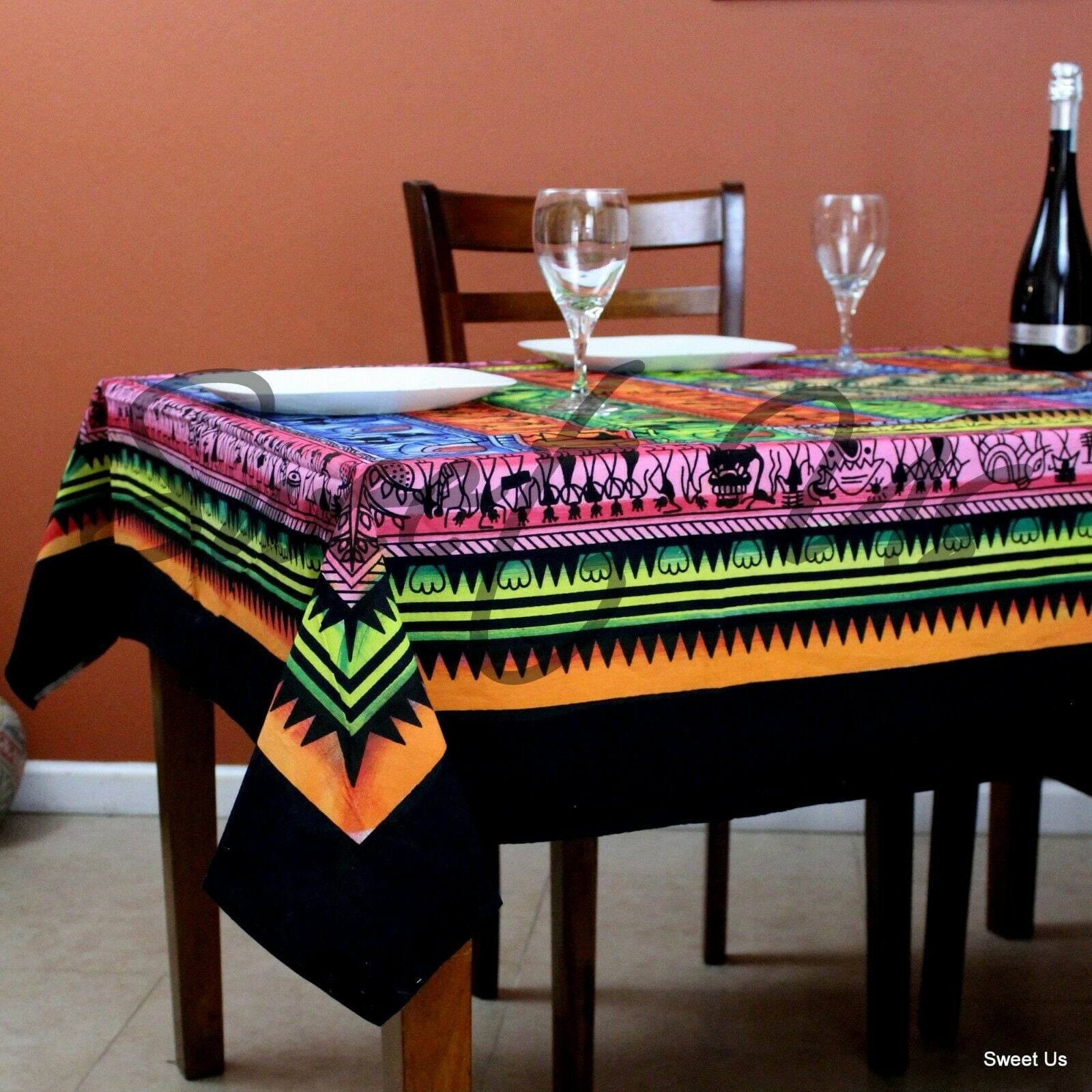 African handmade unique tablecloth
