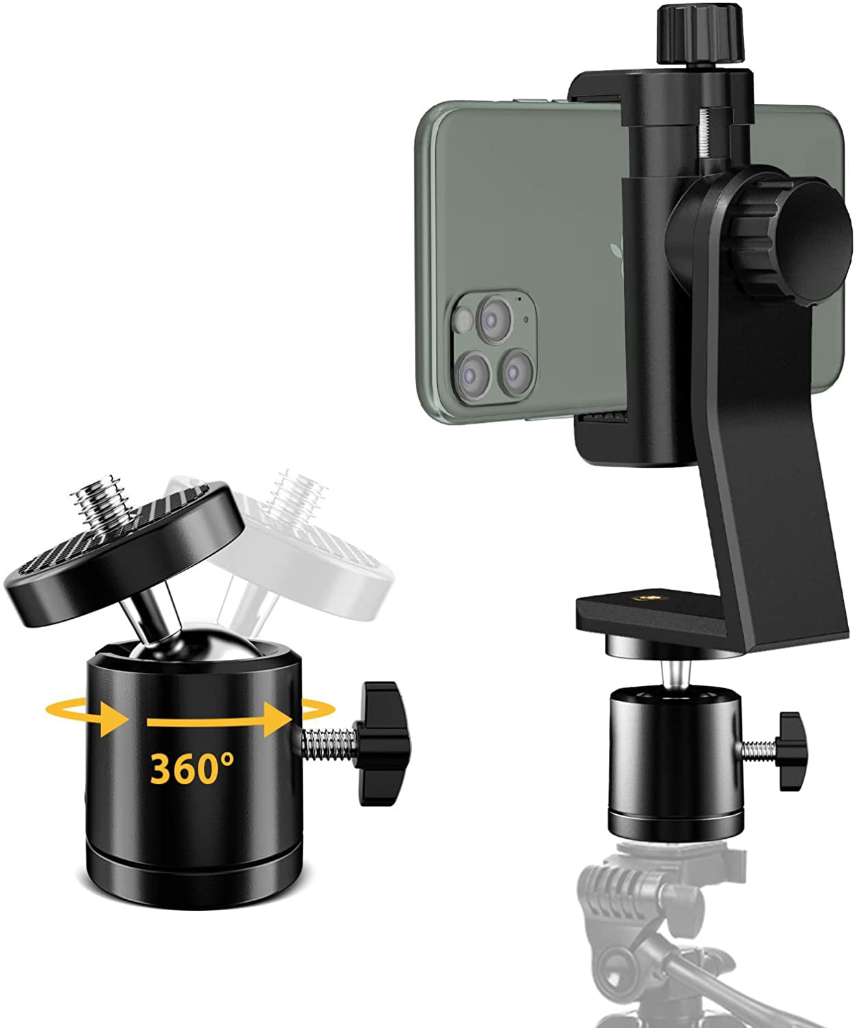 Replacement Smartphone Mobile Tripod Mount Adapter Bracket Monopod Selfie Stick 