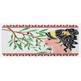 thumbnail image 1 of Retro Kitchen Mat, Mythological Aphrodite Profile and Olive Branch Greek Borders Framework Print, Plush Decorative Kitchen Mat with Non Slip Backing, 47" X 19", Multicolor, by Ambesonne, 1 of 1