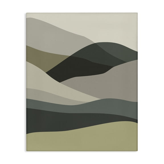 Stupell Industries Modern Abstract Alternating Hills Canvas Art, 16 x 20, by Lil' Rue