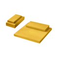 thumbnail image 3 of 2 Pièces Coussins de Sol Coussin de Sol Housse Lavable Coussin de Siège Respirant Jaune, 3 of 8