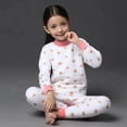 thumbnail image 3 of Conjuntos de Pijamas de invierno para niños y niñas, Pijamas gruesos de algodón de 3 capas, suaves, de Navidad, 3 of 3