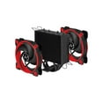 thumbnail image 3 of Arctic ACFRE00060A Freezer 34 eSports DUO Edition - Tower CPU Cooler with Push-Pull Configuration, Wide Range of Regulation 200 to 2100 RPM, Includes 2 Low Noise PWM 120 mm Fans – Red, 3 of 5