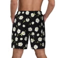 thumbnail image 3 of Xecao Daisies Flowers for Men's Swimming Trunks Swim Trunks Quick Dry Swim Shorts with Mesh Lining Funny Swimwear Bathing Suits, 3 of 9
