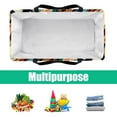 thumbnail image 5 of Horse Reusable Foldable Large Capacity Oxford Cloth Storage Basket Easter Picnic Basket, 5 of 7
