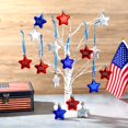 thumbnail image 3 of Husfou - 36 adornos de estrellas patrióticas para colgar en el árbol del 4 de julio, Día de los Caídos y Día de la Independencia, 3 of 7