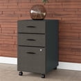 thumbnail image 2 of Series A 3 Drawer Mobile File Cabinet in Slate - Engineered Wood, 2 of 6