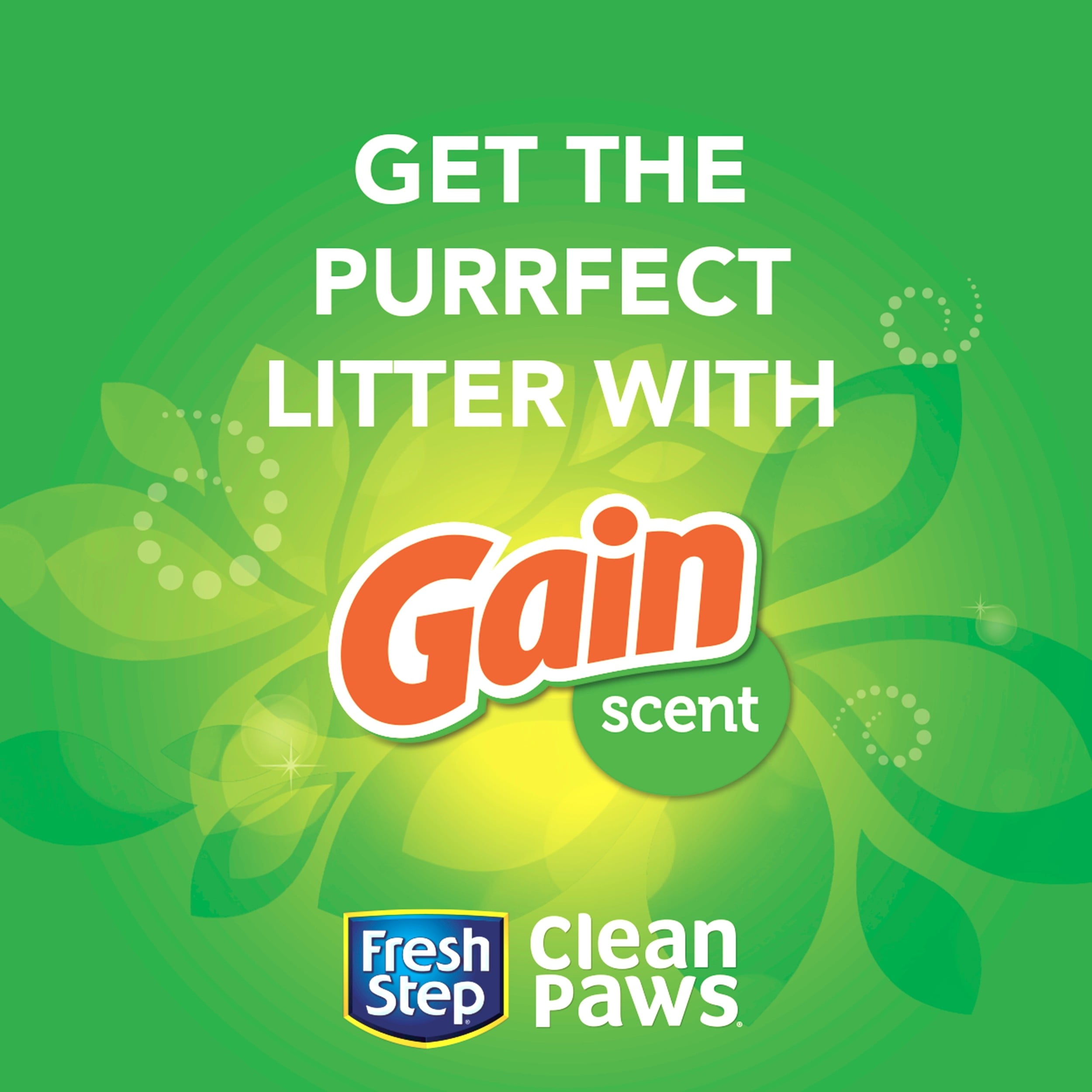Buy Fresh Step Clean Paws Cat Litter, Clumping Cat Litter With Febreze