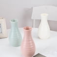 thumbnail image 4 of PEACNNG Unbreakable Vase for Flowers, Ceramic Look Plastic Vase For Flower Arrangement Modern Home Decoration, 4 of 5