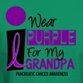 thumbnail image 3 of CafePress - I Wear Purple For My Grandpa 9 PC Dark T Shirt - Men's Classic Graphic Cotton T-Shirt, 3 of 4