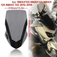 thumbnail image 3 of Motorcycle Windshield Windscreen Deflector for Yamaha NMAX155 NMAX125 NMAX 125 NMAX 155 2016-2018 Fr, 3 of 5