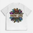 thumbnail image 2 of Mom Life Sunflower Pattern Tops for Womens Sunflower Graphic Tees Mom Life Gift for Mom Tops Daily Outfits White,3XL, 2 of 3