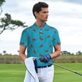 thumbnail image 3 of Fotbe Sea Turtle Camiseta Polo de Golf para Hombre con Estampado – Camisa Deportiva Transpirable con Cuello Abotonado-4X-Large, 3 of 6