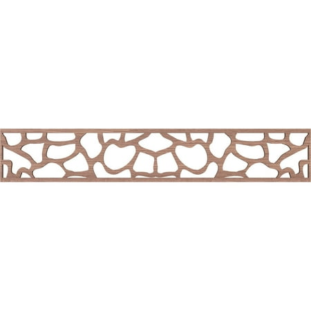 

Ekena Millwork 46 5/8 W x 8 H x 3/8 T Rochester Fretwork Moulding Walnut