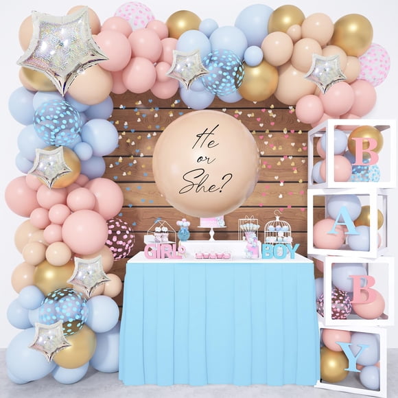 Kit de guirnaldas con globos para bebés Amandir 164 unidades