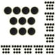 thumbnail image 3 of Sonducket 10 piezas de parches de pinchazos, parches para neumáticos, Kit de herramientas de reparación de calcomanías, tubo para bicicleta de Tipo 2 10Conjunto, 3 of 6