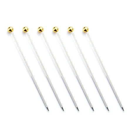 

KUFptva 6Pcs Stainless Steels Reusable Cake Testing Needle Cake Tester Stick Reusable Cake Probes for Baking Doneness Easy to Use