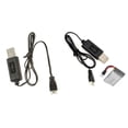 thumbnail image 1 of HobbyFlip 3.7v 240mAh LiPo Battery w/ USB and LED Chargers Compatible with JJRC F180, 1 of 1