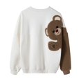 thumbnail image 2 of Sudadera de Lana de Cordero Bordada con Osito Lindo, 2 of 3