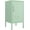 Sage, variant on Single Door Lockable Metal End Table Modern Storage Cabinet Minimalist Room Side Table Adjustable Height Cold Rolled Steel Frame Multifunctional Home Table Yellow Size: 28”H x 13.8”W x 15”D