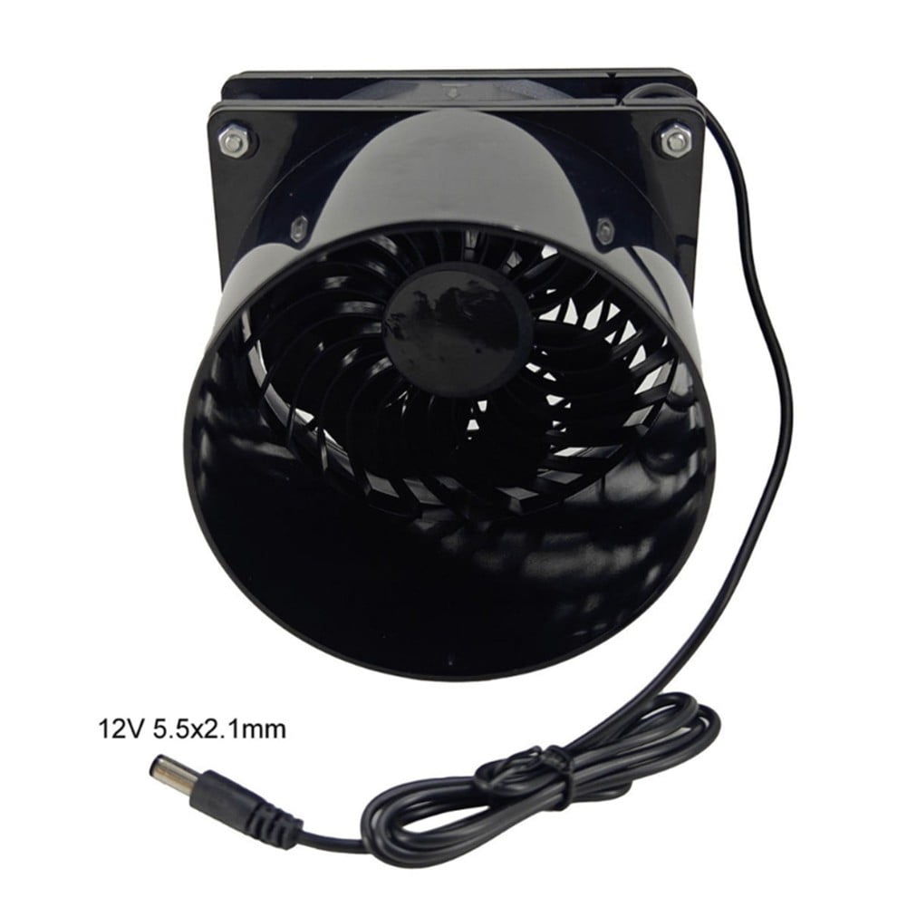 Whatever You Like-12V Exhaust Fan with Duct Flange - 3000 RPM Ventilator for Kitchen, Bathroom, Dog House, Chicken Coop, Greenhouse - Solar Panel Compatible"}